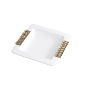 NEW BEATRIZ BALL thanni rattan beverage napkin holder in white